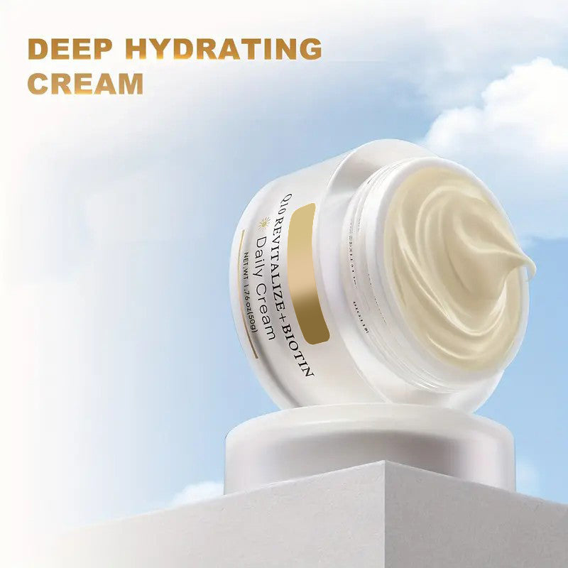 Day Cream + NightCream with Biotin Set, Shea Butter